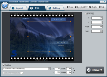 ThunderSoft Flash to WMV Converter screenshot 2