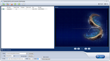 ThunderSoft GIF to AVI Converter screenshot