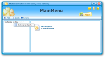 ThunderSoft Slideshow Factory screenshot