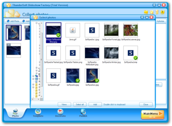 ThunderSoft Slideshow Factory screenshot 2