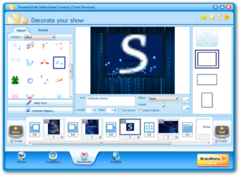 ThunderSoft Slideshow Factory screenshot 7
