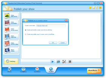 ThunderSoft Slideshow Factory screenshot 9