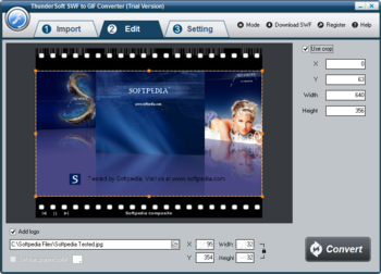 ThunderSoft SWF to GIF Converter screenshot 2
