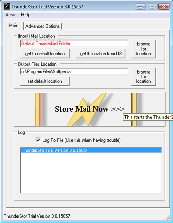 ThunderStor screenshot