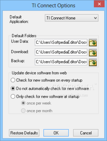 TI Connect screenshot 5