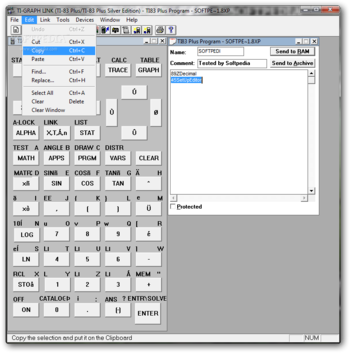 TI-Graph Link 83 Plus screenshot 2