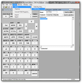 TI-Graph Link 83 Plus screenshot 3