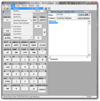 TI-Graph Link 83 Plus screenshot 6