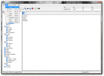 TI-Program Editor for Voyage 200 screenshot 2