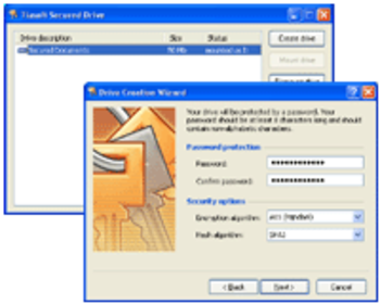 Tiasoft Secured Drive Lite screenshot