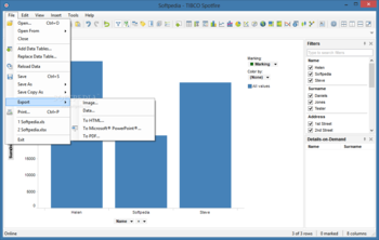 TIBCO Spotfire screenshot 2