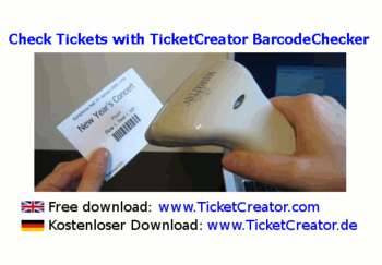 TicketCreator BarcodeChecker screenshot