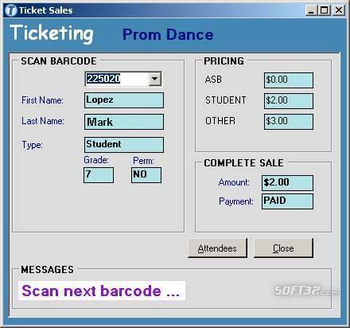 Ticketing 4 Schools screenshot 2