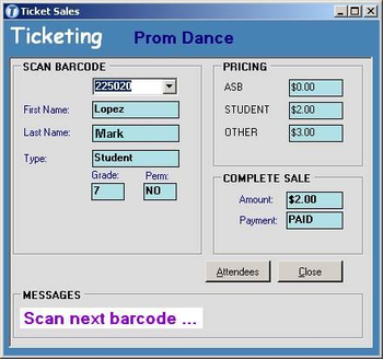 Ticketing 4 Schools screenshot 3