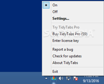 TidyTabs screenshot 2