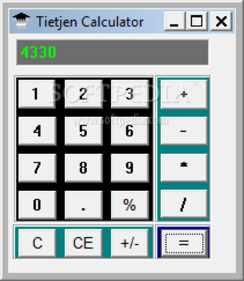 Tietjen Calculator screenshot