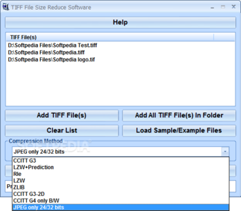 TIFF File Size Reduce Software screenshot 2