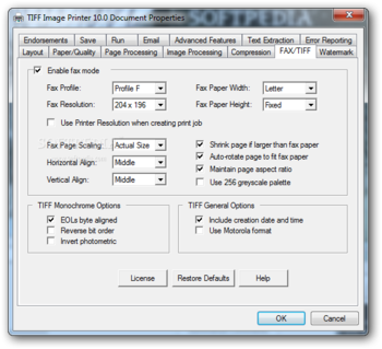 TIFF Image Printer screenshot 3