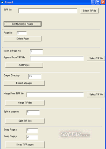 TIFF Merge Split ActiveX Component screenshot 3