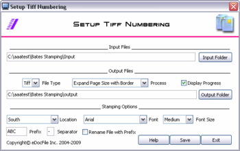 Tiff Numbering screenshot 2