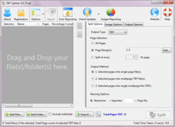 TiFF Splitter screenshot