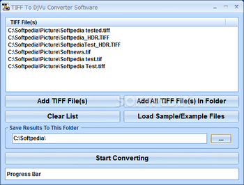 TIFF To DjVu Converter Software screenshot