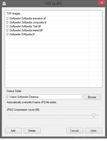 TIFF to JPG screenshot