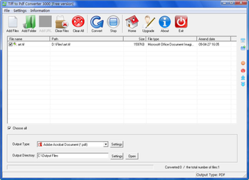 Tiff To Pdf Converter 3000 screenshot