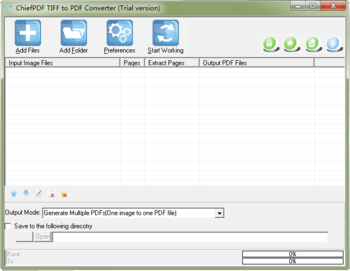 Tiff to PDF Converter Command Line screenshot