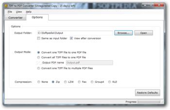 TIFF to PDF Converter screenshot 2