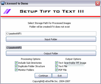 Tiff to Text III screenshot 2