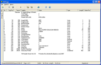 tifftags screenshot