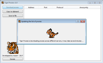Tiger Proxies screenshot