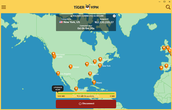 tigerVPN screenshot