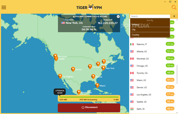 tigerVPN screenshot 2