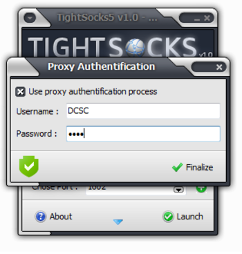 TightSocks5 screenshot