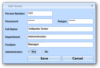 Time Attendance Recorder Software screenshot 3