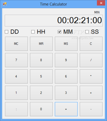 Time Calculator screenshot