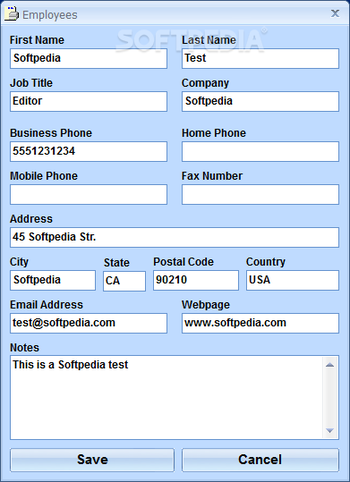 Time Card Database Software screenshot 2