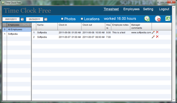 Time Clock Free screenshot 2
