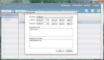 Time Clock Free screenshot 3