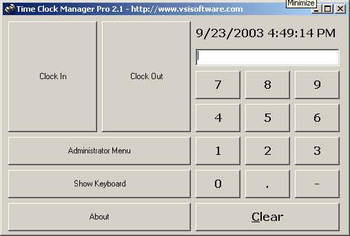 Time Clock Manager Pro screenshot