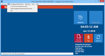 Time Clock MTS screenshot 2