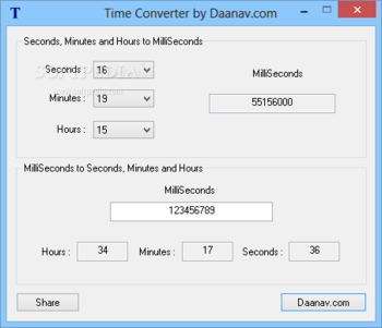 Time Converter screenshot