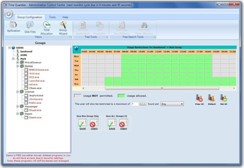 Time Guardian Parental Control System screenshot