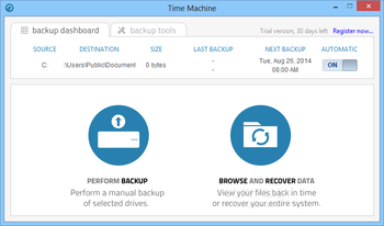 Time Machine (formerly AX64 Time Machine) screenshot