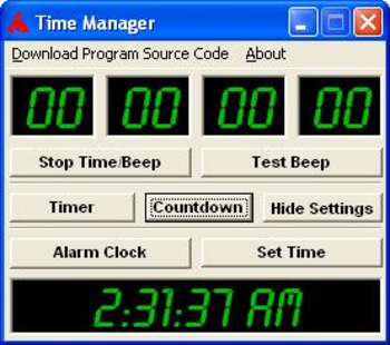 Time Manager and Reminder screenshot