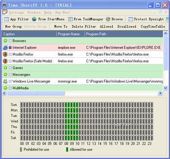 Time Sheriff screenshot 2