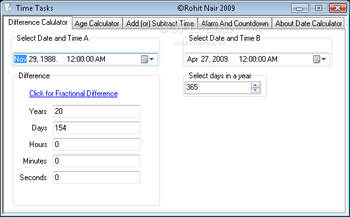 Time Tasks screenshot