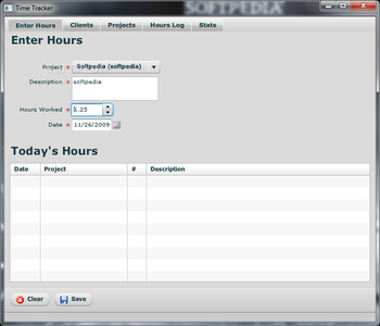 Time Tracker screenshot